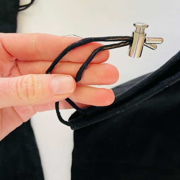 Sam Edelman Paloma Over the Knee High Solid Black Drawstring Boots - Picture 3 of 9